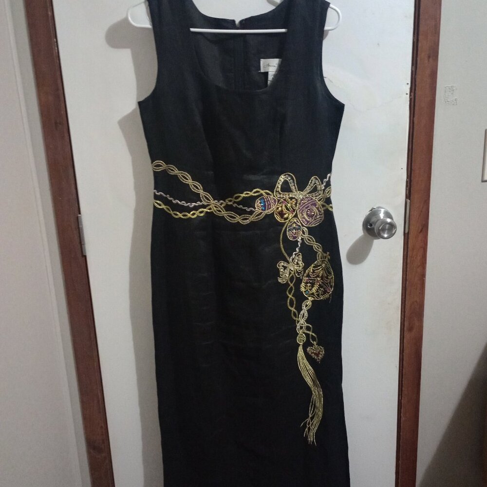 Anne French Christmas cocktail dress box a